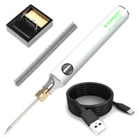 USB Charging Soldering Iron 5V 8W Adjustable Temperature Electric Soldering Iron Kit with Soldering Stand Solderng Wire