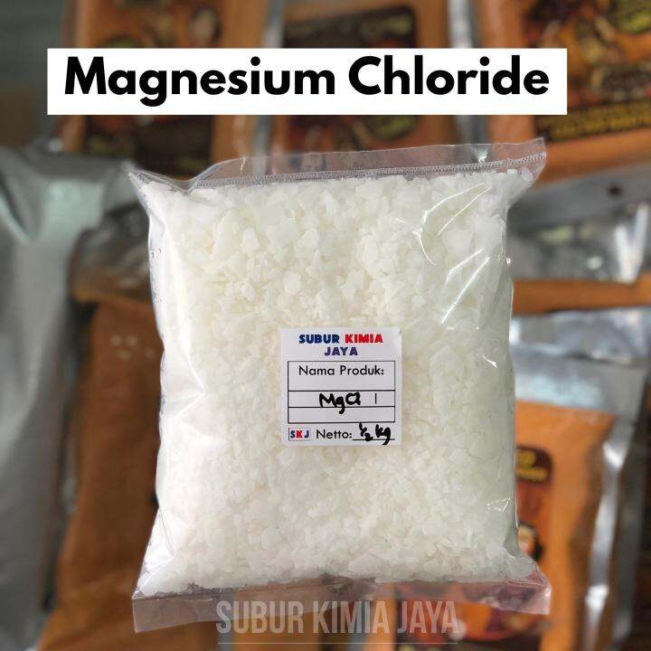 Magnesium Chloride / MgCl2 / Flakes / Teknis 1 kg Lazada Indonesia