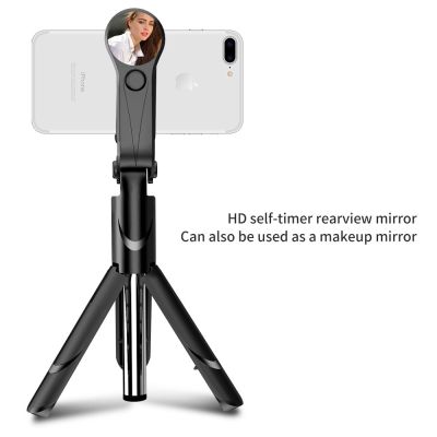 [Ready Stock] Mini Bluetooth Selfie Stick With Extendable Wireless Rearview Mirror Tripod Monopod Self Photography