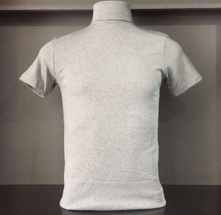 uzem-bodysize-no-1-150-เสื้อคอตลบแขนสั้น-ผ้า-cotton-100