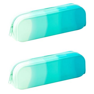 2 PCS Colorful Waterproof Aesthetic Lightweight &amp; Portable Pen Bag for College Students,Girls