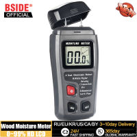 BSIDE เครื่องวัดความชื้นไม้แบบดิจิตอล Professional Timber Damp Tester เครื่องวัดความชื้นแบบใช้มือถือ Lumber Detector EMT01พร้อม HD LCD Display