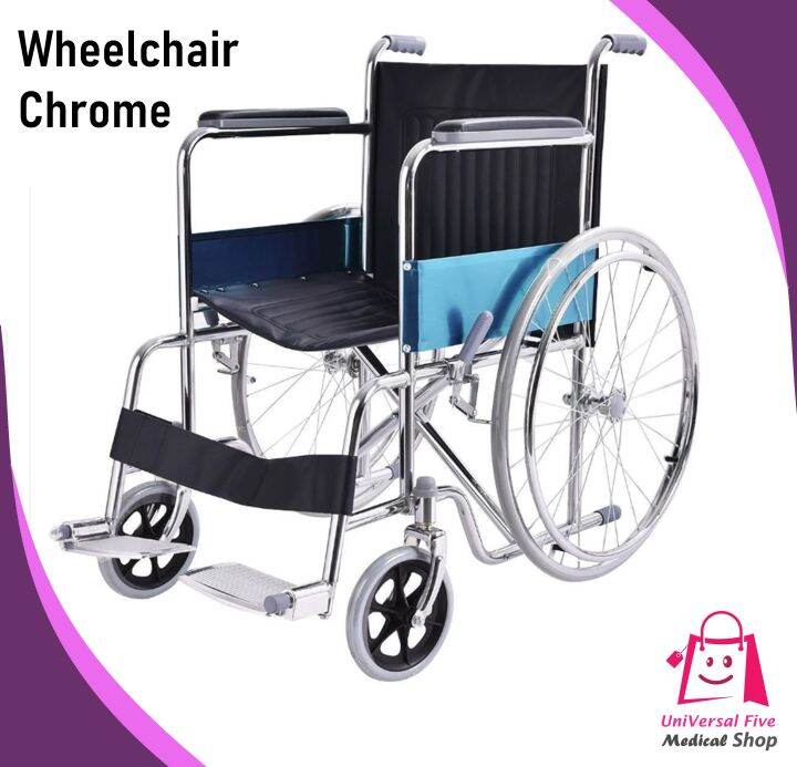 Standard Wheelchair Chrome Type Adult Wheelchair Chrome Foldable ...