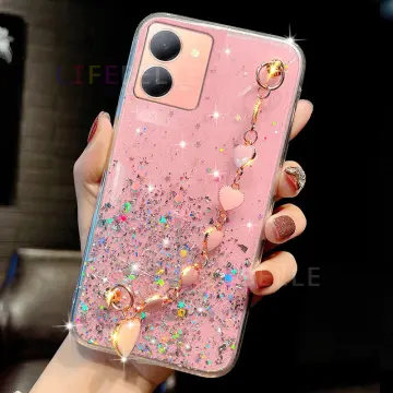 For Vivo Y36 Case 4G 5G Cover Fashion Love Heart Painted Silicone TPU Soft  Phone Cover