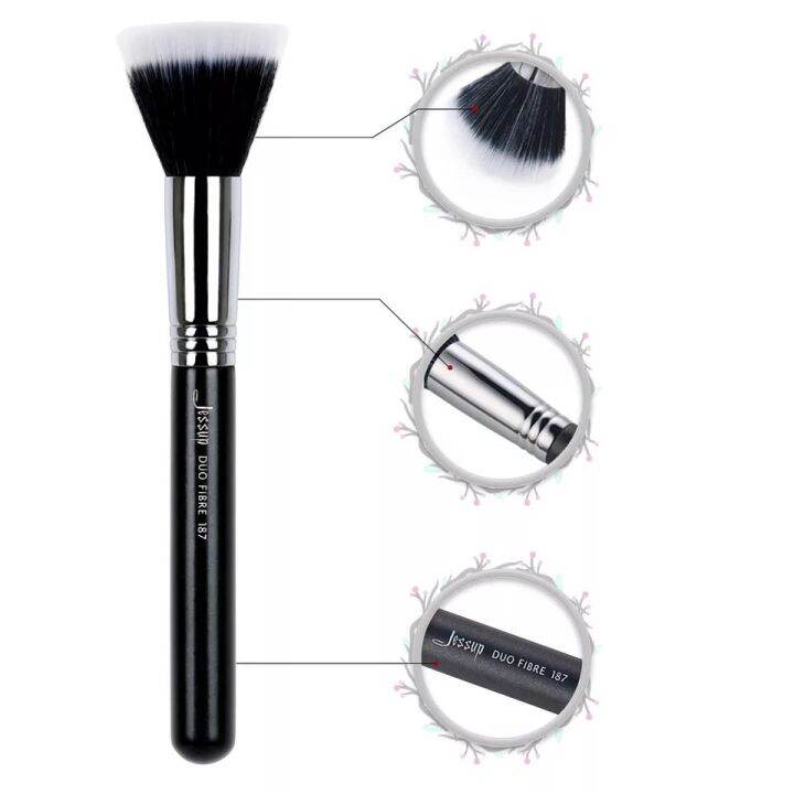 duo-fiber-single-brush-187-แปรงลงรองพื้น