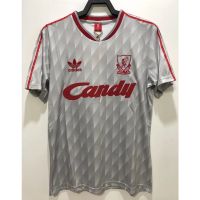 เสื้อกีฬาแขนสั้น ลายทีมชาติฟุตบอล Liverpool 89 91 Liverpool S-XXL ชุดเยือน AAA คุณภาพสูง สไตล์เรโทร