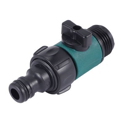 Plastic Valve with 3/4 Inch Male Thread Quick Connector Car Wash Garden Irrigation Pipe Fittings Prolong Hose Switch 1 Pc