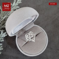 MT แหวนเงินแท้ สัญลักษณ์ แม่และลูก ในหัวใจ ไซส์: 53, 56, 58 Solid 925 Sterling Silver Ring (sr166) MT Jewelry มณีธารา