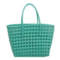 Hollow out beach straw bag camping picnic weaving portable basket holiday leisure beach bag handbag female bag --nxkb238803✤▬