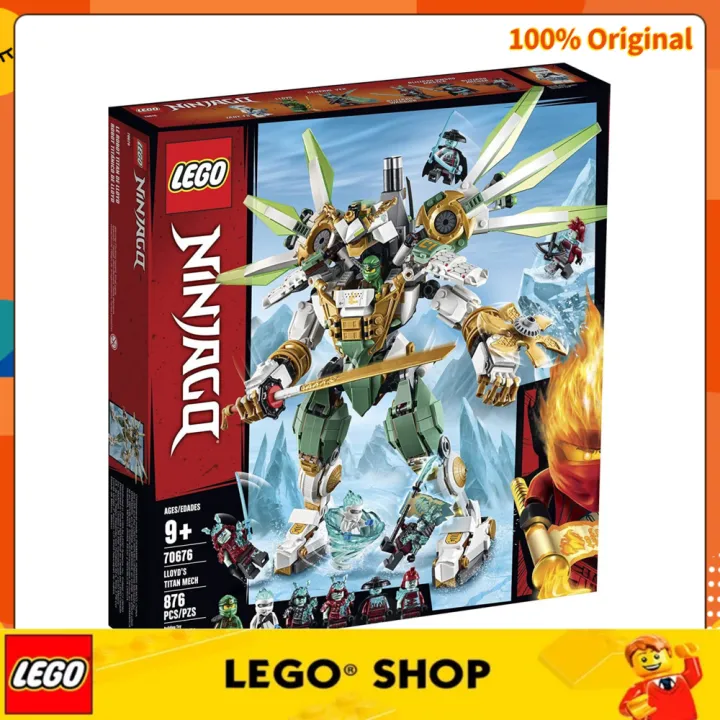 LEGO NINJAGO Titan Mech Building Set 70676 Lloyd's 70677, featuring ...