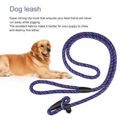 Best Soft Dog Training Leash Chew Resistant Nylon Ergonomic Anti Slip Grip Traction Rope Durable Easy to Control Light Weight