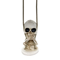 Add Fun Rear View Mirror Party Swinging Skeleton Horror Trip Cool Atmosphere Car Hanging Ornament Bedrooms Christmas Cute Sugar Halloween Skull Decor