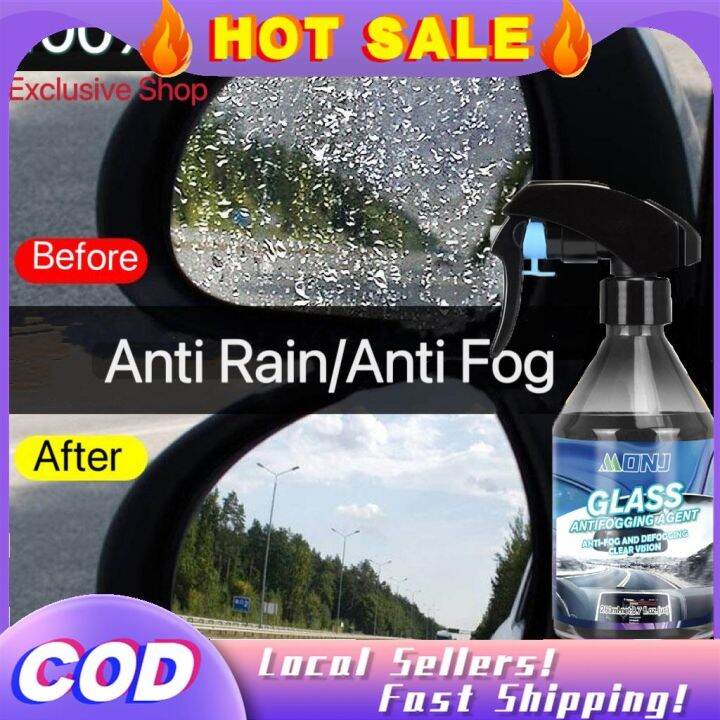 【COD/READY】 Car Coating Anti Fog Spray acid rain remover Glass Defogger Lazada PH