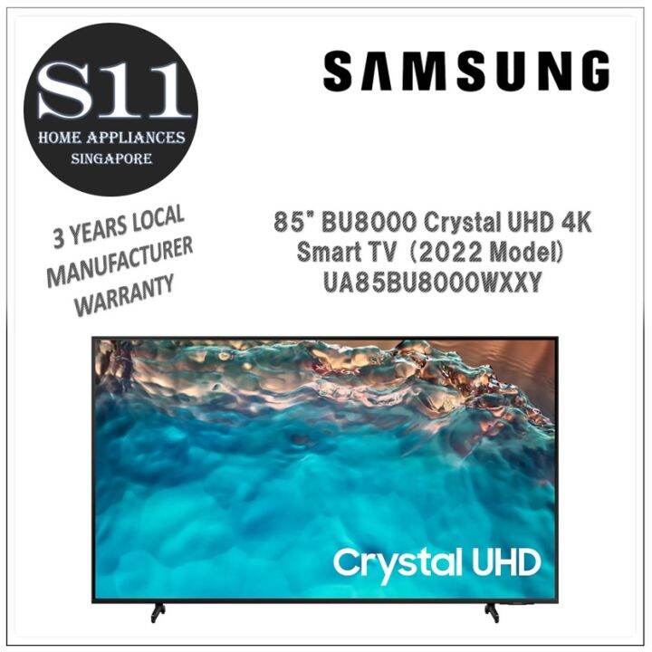 samsung 75 inch bu8000 crystal uhd 4k smart tv ua75bu8000wxxy