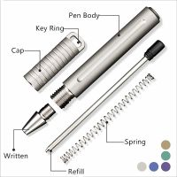 CNEDC Mini Titanium Pen Portable Portable Gadget Outdoor Equipment Personality Creative Signature Pen