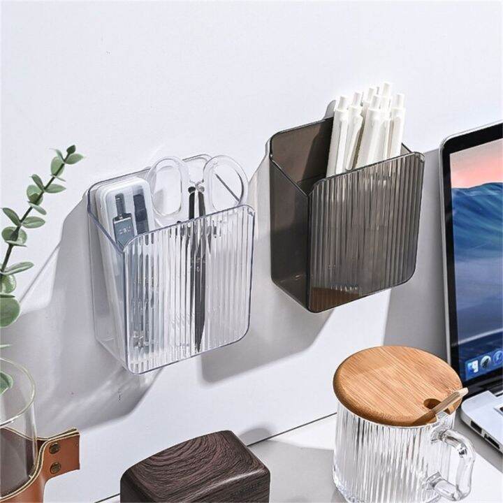 wall-mounted-storage-box-holder-foods-containers-desk-bin-free-punch-shelf-rack-for-kitchen-bathroom-toilet-bathroom-counter-storage