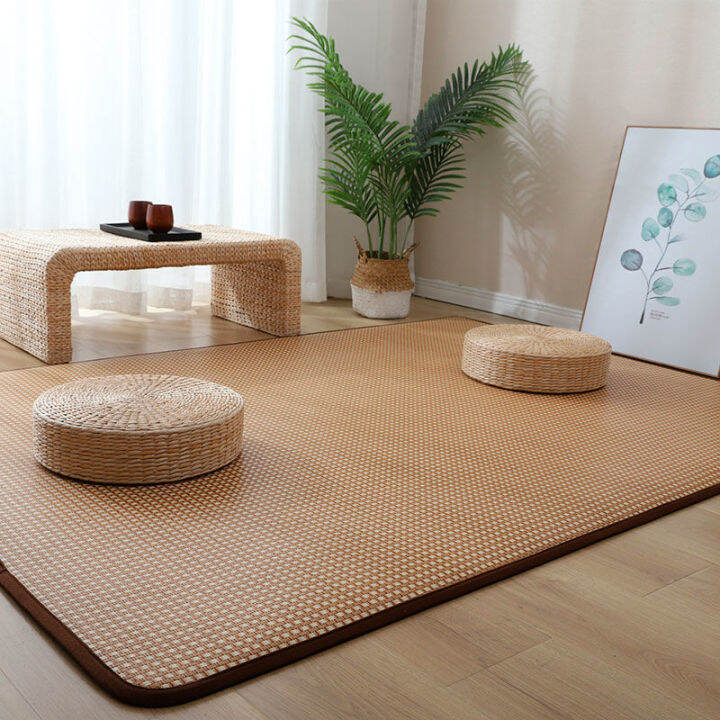 （HOT) Rattan Mat Car 2023 New Summer Mat Living Room Sofa Coffee Table
