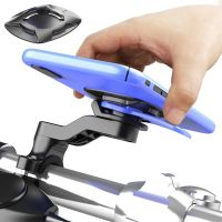 Motorcycle Bike Phone Holder Set Shock Absorber Bicycle Handlebar Stem Holder Quick Lock Vibration Damper Cell Phone Stand Clip