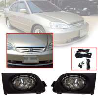 ชุดไฟตัดหมอกไฟตัดหมอกซีวิค สปอร์ตไลท์ civic 2001 2002 ​foglamp ซีวิค ฮอนด้า sportlight HONDA CIVIC ปี 2001 ทรงห้าง **ครบเครื่องเรืองประดับยนต์**