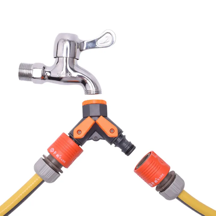 Washing machine tap diverter onepoint twopoint fittings double nipple