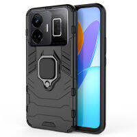 เคส  Realme GT3 Case ชุดเกราะกันกระแทก Slim Rugged Hybrid Hard Plastic + Tpu Bracket Magnet 360 Ring Holder ฝาหลัง