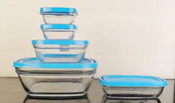 Lys Square Glass Food Storage