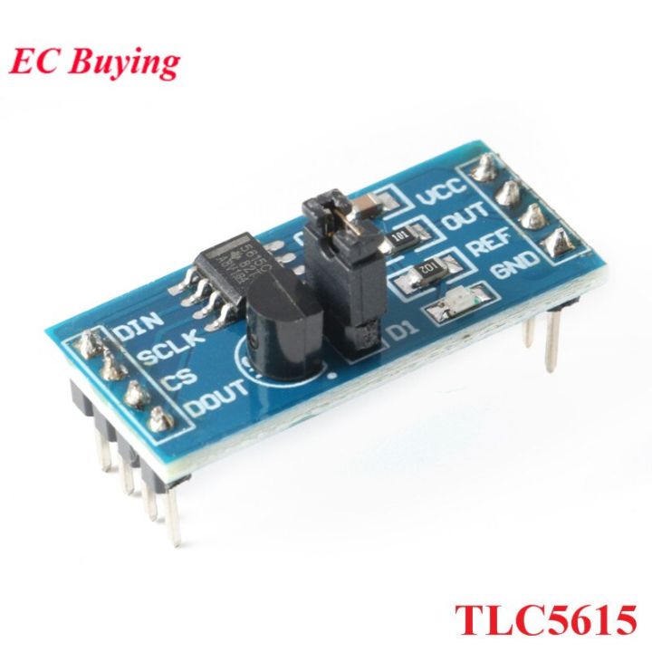 TLC5615 10 Bit Serial DAC Digital to Analog Conversion Module TL431 IC ...