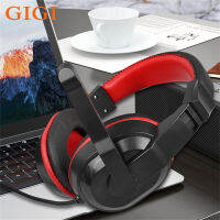 GIGI Gaming Headset พร้อมไมโครโฟน Stereo Sound Soft Earmuff หูฟังแบบมีสายสำหรับคอมพิวเตอร์แล็ปท็อปสมาร์ทโฟน