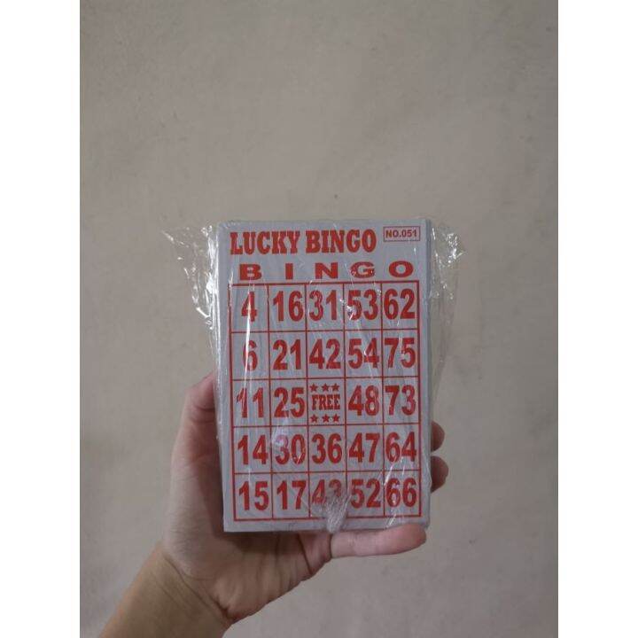 xxLSxx 50pcs / 100pcs. Extra Bingo Cards Lazada PH