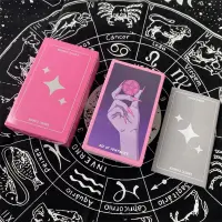 12*7ซม. Exotic มะเร็ง Tarot การ์ด Prophecy Divination Deck ครอบครัวเกมกระดานเริ่มต้นการ์ด Fortune ling เกม W คู่มือ