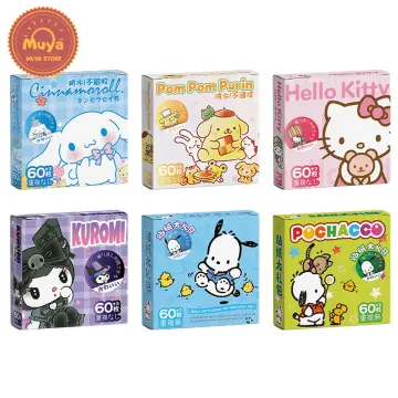 60pcs Hello Kitty Cute Sanrio Stickers Kuromi My Melody Cinnamoroll Cartoon  Anime Sticker Toy Decal Laptop Scrapbook Phone Gift