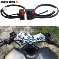 7/8 "22mm สวิทช์รถจักรยานยนต์ Motorbike Horn ปุ่มไฟเลี้ยวไฟตัดหมอกไฟฟ้า Light Start Handlebar Controller Switch-wangjun1