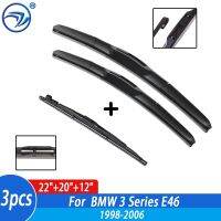 Wiper Front &amp; Rear Wiper Blades Set Kit For BMW 3 Series E46 Touring Estate 316 318 320 325 330 1998 99 00 01-2006 22"+20"+12"