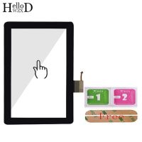 แผง Digitizer กระจกสัมผัสหน้าจอแก้วเซ็นเซอร์เลนส์กระจกหน้าสำหรับ Mediapad 10 Link S10 S10 201u กาว201wa S10