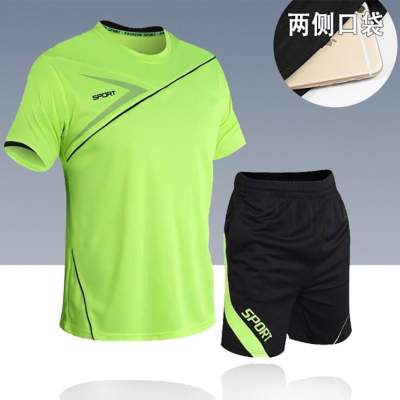 Mens Tracksuit Gym Fitness Sports Suit Clothes Breathable Badminton Shirt Uniforms Women / Men Table Tennis Clothes pingpong