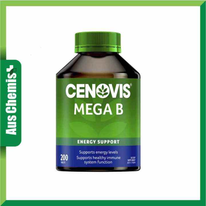 Cenovis Mega B Vitamin B 200 Tablets [EXP DATE : 09/2024] | Lazada