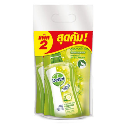 SuperSales - X2 ชิ้น - เดทตอล ระดับพรีเมี่ยม เจลอาบน้ำ แอนตี้แบคทีเรีย สูตรลาสติ้งเฟรช 400 มล. แพ็ค 2 ส่งไว อย่ารอช้า -[ร้าน GunthanawutPlaza จำหน่าย อุปกรณ์อาบน้ำและดูแลผิวกาย ราคาถูก ]