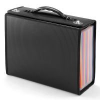 【hot】 Pockets Expanding File Folder Accordian OrganizerPlastic Paper Document Receipt Organizer for Business Office