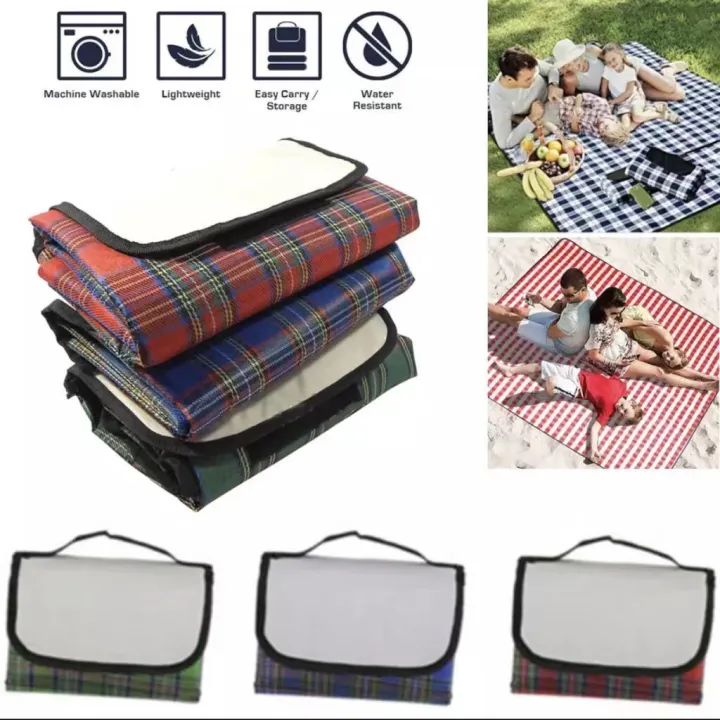 Waterproof Picnic Rug Travel Outdoor Camping Beach Mat Lazada PH