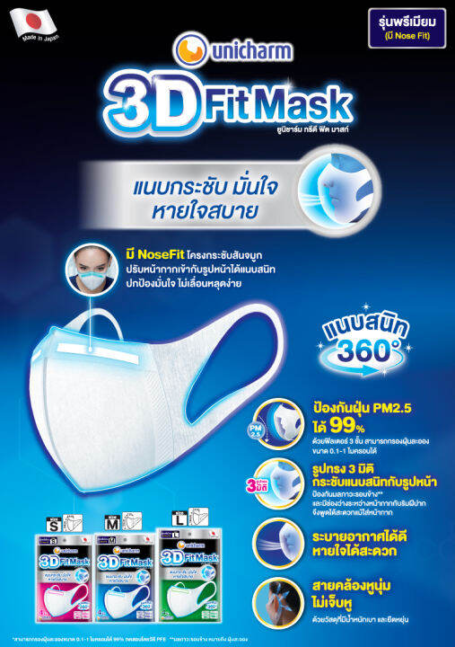 3d-mask-ทรีดี-มาสก์-หน้ากากอนามัยสำหรับผู้ใหญ่-ขนาด-s-จำนวน-4-ชิ้น-4-แพ็ค