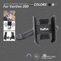 ครอบคลุมสำหรับ Suzuki VanVan 200/125 2005-2019 2018 2017 2016กระจกมองหลังบาร์จับ CNC รถจักรยานยนต์ที่ยึดที่วางจีพีเอสโทรศัพท์มือถือ