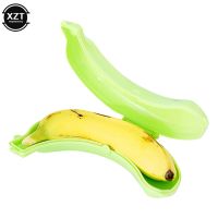 Cute 3 Colors Fruit Banana Protector Box Creative Lunch Container Storage Kids Fruit Protection Case Portable Candy Snack Holder Tool Storage Shelving