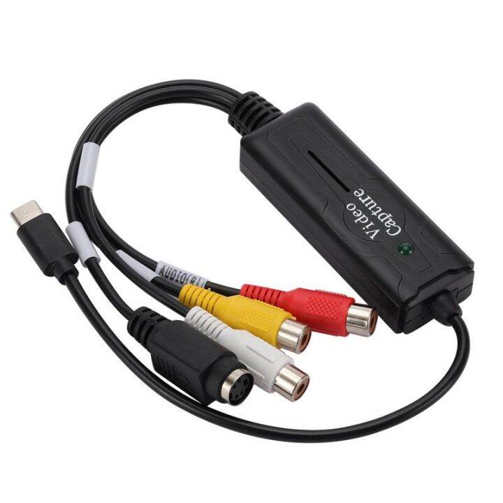 4 Channel RCA To Type C Cable Adapter Converter Capture Audio Video ...