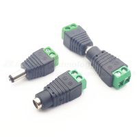 10pcs 2.1x5.5mm DC Power Male Female Plug Jack Connector Socket Adapter No Soldering  Wires Leads Adapters