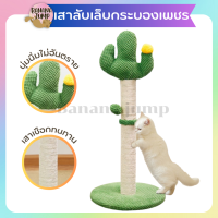 BJ Pet - เสาลับเล็บ สูง 60 ซม. ต้นกระบองเพชร เสาลับเล็บแมว ที่ลับเล็บแมว ที่ลับเล็บ สำหรับแมว