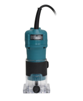 MAKITA เครื่องตกแต่งแกะสลักไม้ กำลังไฟ 530 วัตต์ ขนาดหัวจับดอก 6 มม. ความเร็วรอบ 6,000 RPM มีฉนวนสองชั้น รุ่น 3709