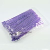 100pcs 2.5x100mm 4 quot; Nylon Plastic Zip Trim Wrap Cable Loop Ties Wire Self-Locking purple cable ties