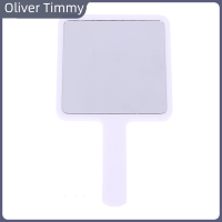 [Oliver Timmy] กระจกแต่งหน้าทรงสี่เหลี่ยมพร้อมที่จับสำหรับต่อขนตา