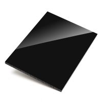 Glossy Black plastic Sheet acrylic board organic glass polymethyl methacrylate 1mm 2mm 3mm 4mm thickness 100x100mm