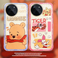 เคสโทรศัพท์Realme 11 11x 5g Realme11 nfc 4g 2023คลาสสิกลายตัวการ์ตูนน่ารักทิกเกอร์แบร์กันกระแทกปลอกอ่อนซิลิโคนใสเคส OPPO Realme 11X 11 5Gเคสโทรศัพท์ฝา